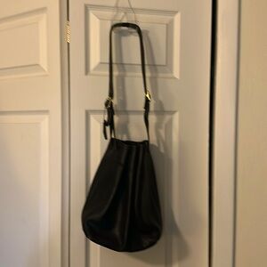 Black Coach leather bag